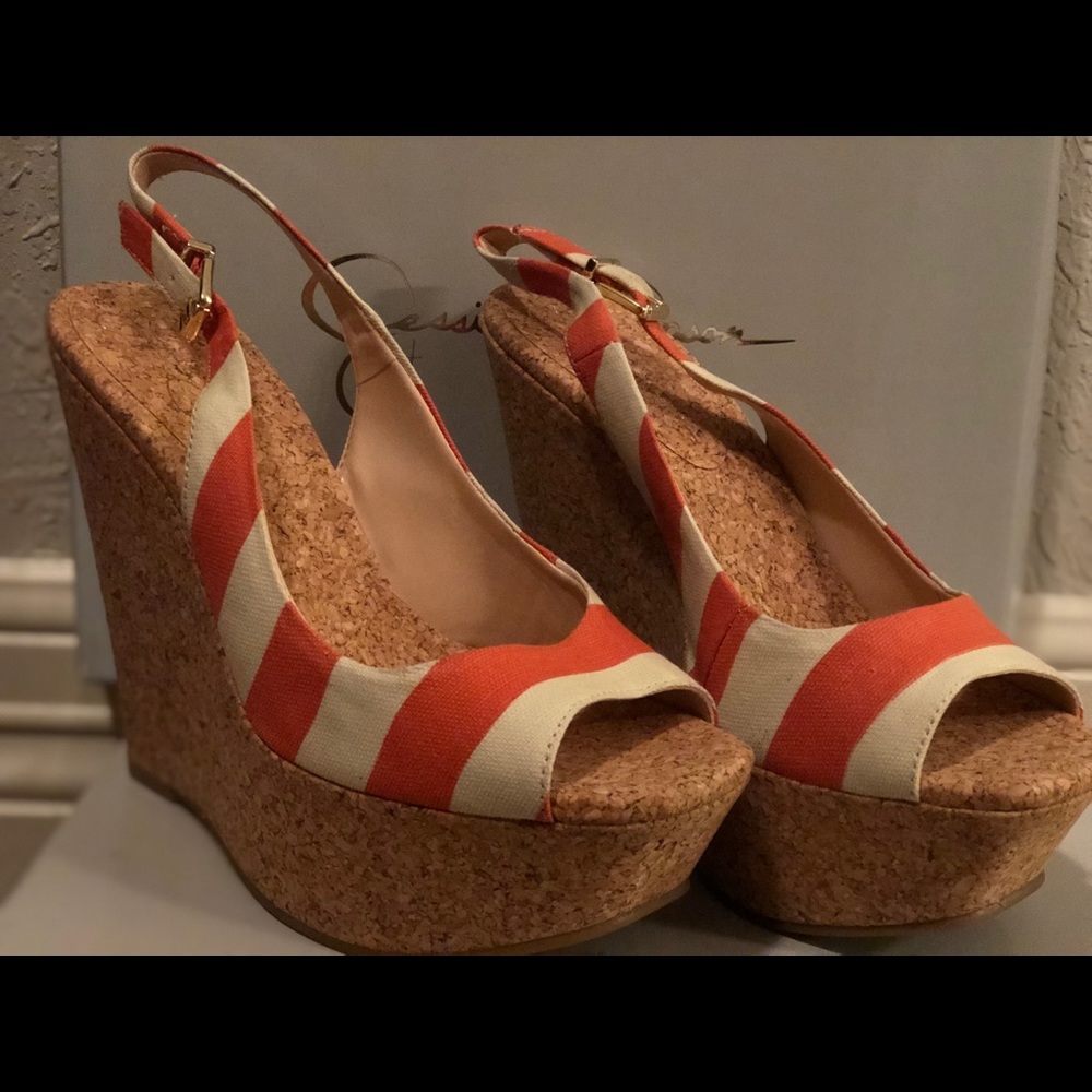 Jessica Simpson wedges